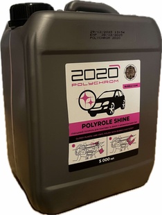 Глянцевий поліроль для пластику та вінілу з ароматом бабл гам Polychrom 2020 “POLYROLE SHINE”, 5л. фото