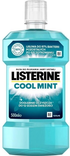 Ополіскувач для ротової порожнини Listerine Cool Mint 500 мл фото