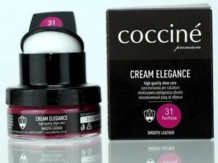 Крем+губка стеклянной банке Coccine Krem Elegance Фуксия (31) 50мл фото