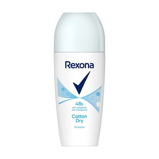 Кульковий антиперспірант Rexona Motion Sense Cotton Dry Anti-Perspirant 48H, Легкість бавовни жіночий, 50 мл фото