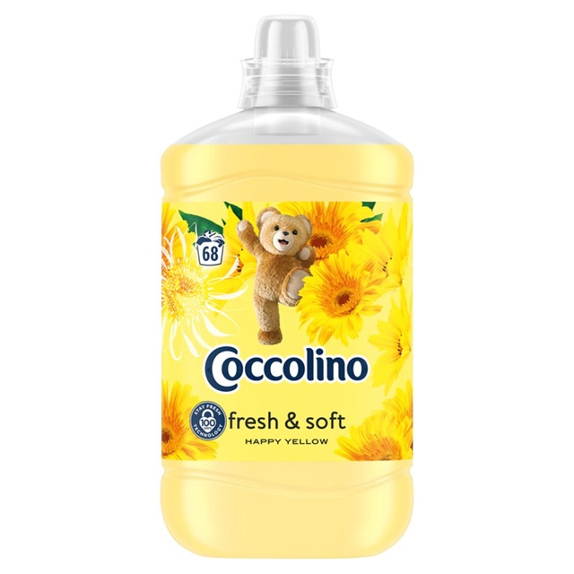 Кондиціонер для білизни Coccolino Happy Yellow (68 прання), 1.7 л фото
