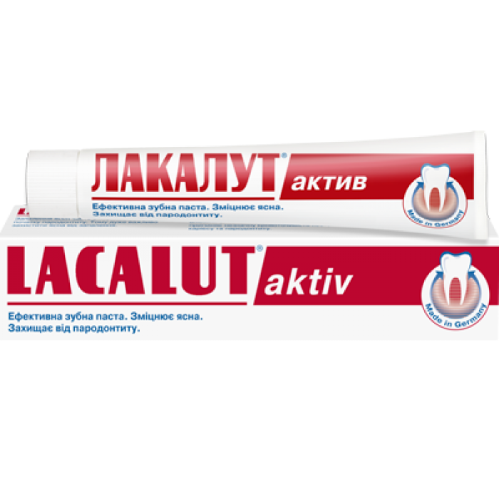 Зубна паста Lacalut Аktiv 75 мл фото