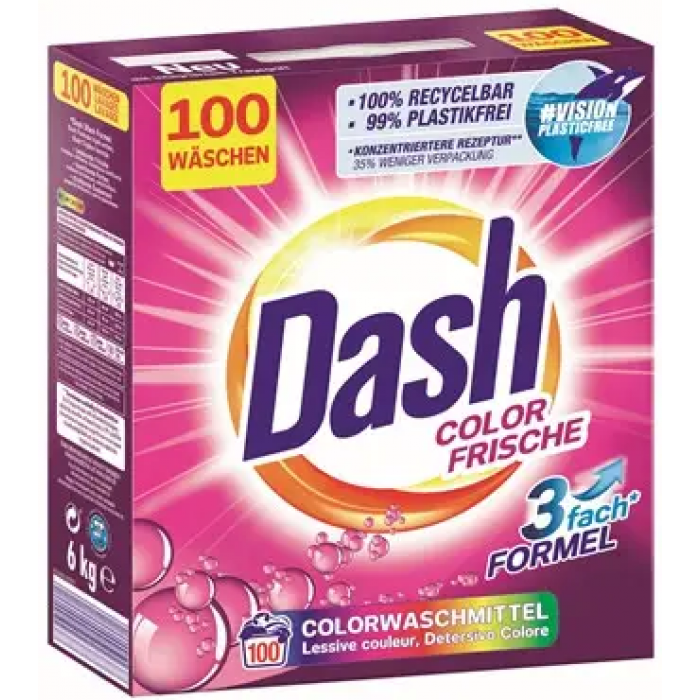 Порошок для стирки Dash Color Frische, 6 кг 100 стирок фото