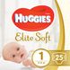 Підгузки Huggies Elite Soft 1 3-5 кг 25 шт. Conv  фото 1