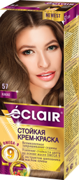 Крем-фарба для волосся ECLAIR Omega-9 №5,7 Какао фото