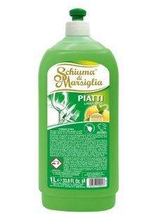 Засіб для миття посуду Schiuma di Marsiglia Лимон, 1л фото
