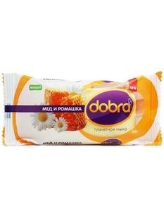 Мило туалетне "Мед та ромашка" Миловарні традиції Dobra 60 г. фото