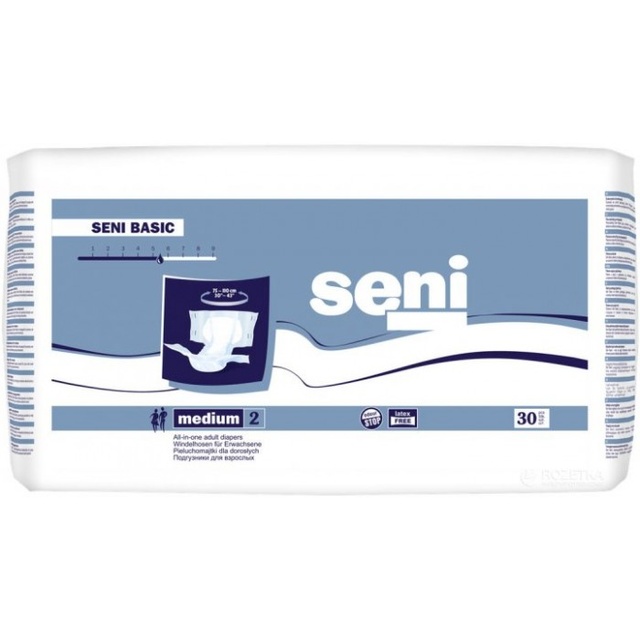 Підгузки для дорослих Seni Basic 2 Medium, 30 шт фото