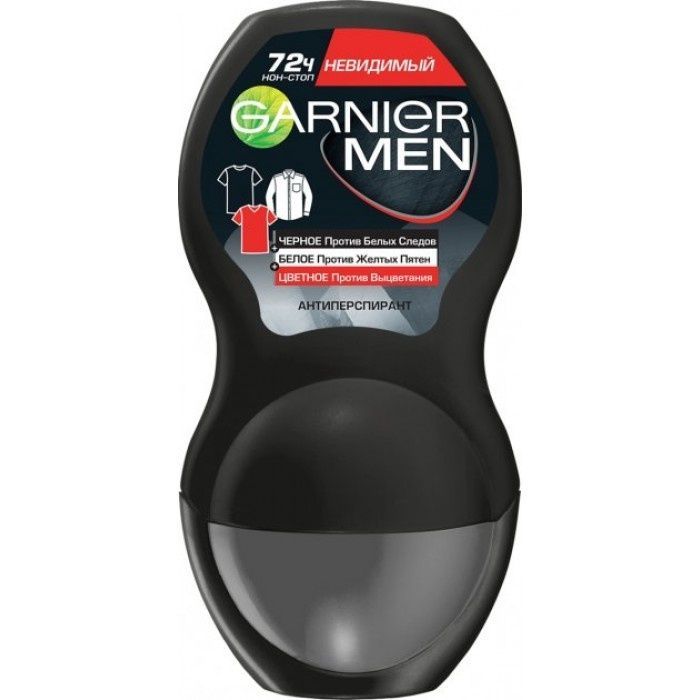 Антиперспірант Garnier Mineral Невидимий захист проти слідів, плям, вицвітання роликовий, 50 мл фото