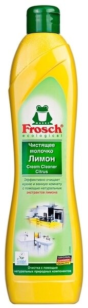 Чистячий молочко Frosch Лимон, 500 мл фото