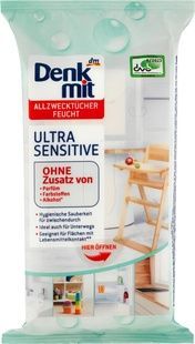 Салфетки влажные универсальные DenkMit Ultra Sensitive, 50 шт фото