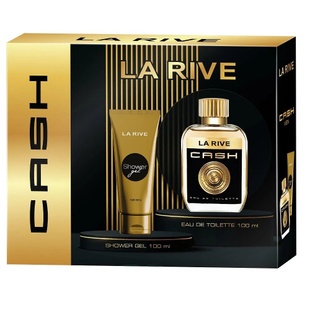 Чоловічий подарунковий набір La Rive CASH  (парфумована вода 100мл/гель для душу 100мл) фото