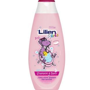 Детский шампунь и пена для ванны Lilien 2 in 1 Girls 400 мл фото