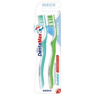 Зубна щітка Elkos DentaMax Weich Classic 2 шт фото