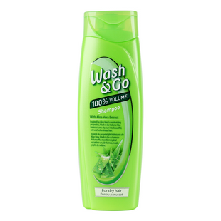 Шампунь Wash&Go для сухого волосся з екстрактом алое вера 200 мл фото