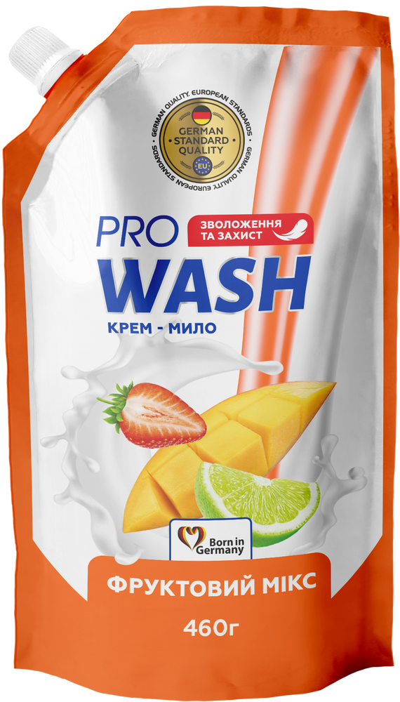 Рідке мило Pro Wash Фруктовий мікс дой-пак 460 г  фото