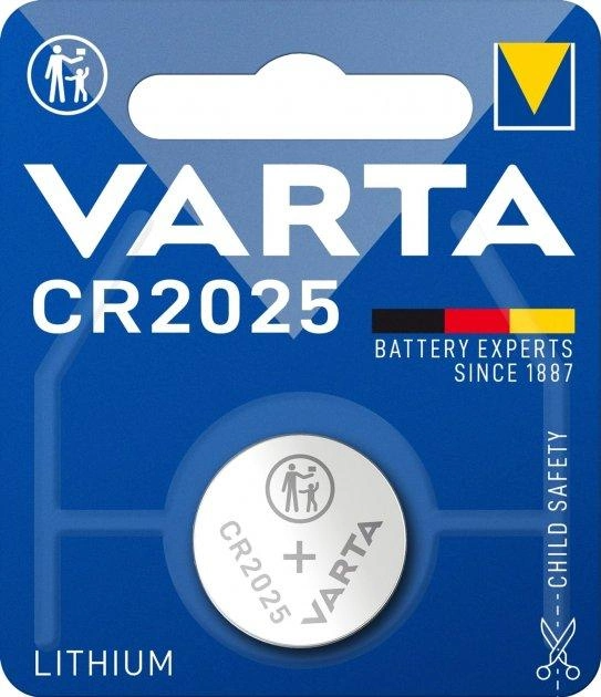 Батарейка Varta CR 2025 BLI 1 Lithium фото