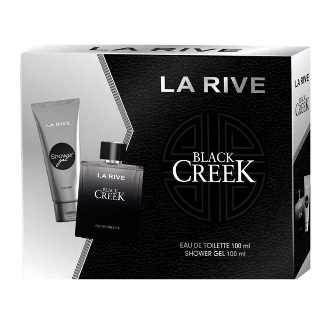 Чоловічий подарунковий набір La Rive BLACK CREEK  (парфумована вода 100мл/для душу 100мл) фото