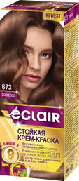 Крем-фарба для волосся ECLAIR Omega-9 №6,73 Еспрессо фото