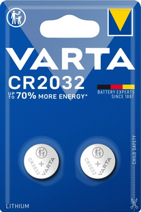 Батарейка Varta CR 2032 BLI 2 Lithium фото