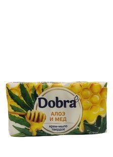 Dobra мыло экопак 5*70г Алоэ и мед фото