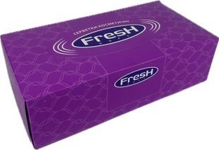 Косметические салфетки Fresh soft двухслойные в коробке 20*20 150шт фото