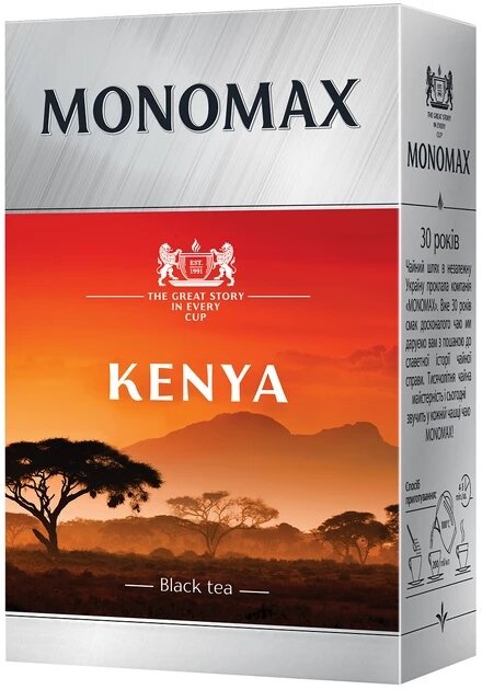 Чай чорний кенійський Мономах Kenya 90 г фото