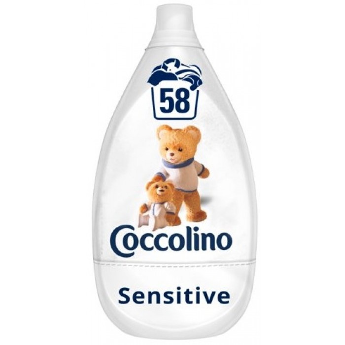 Супер концентрований ополіскувач для білизни Coccolino Sensitive Pure, 870 мл фото