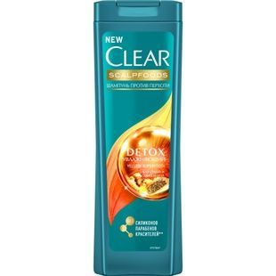 Шампунь Clear против перхоти Detox Увлажнение 400 мл фото