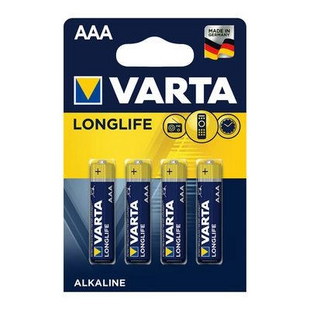 Батарейки VARTA Longlife AAA BLI 4 шт алкалінові фото