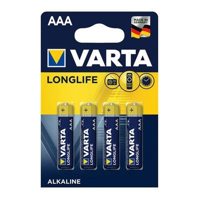 Батарейки VARTA Longlife AAA BLI 4 шт алкалиновые фото