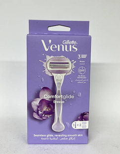 Станок для гоління жіночий Gillette Venus Breeze, 1 верстат+2 касети фото