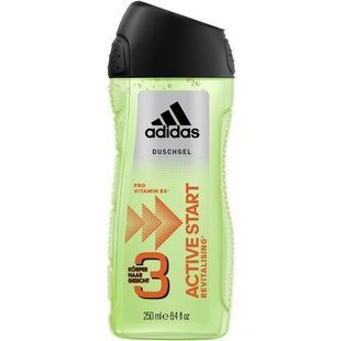 Гель для душу Adidas Active Start 3в1 чоловічий 250мл фото