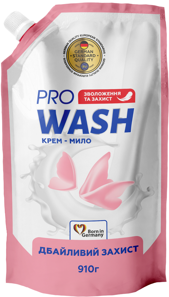 Жидкое мыло Pro Wash Заботливая защита дой-пак 910 г фото