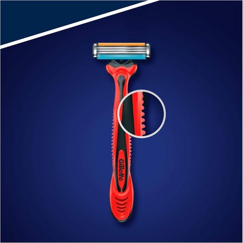 Бритвы одноразовые мужские Gillette Blue 3 Red and White 5+1 шт фото