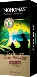 Чай зелений пакетований Мономах Exclusive Gun Powder 25 х 1.5 г фото