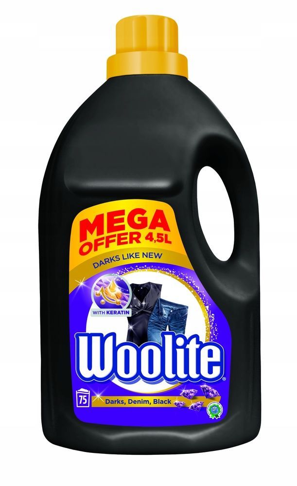 Woolite гель для прання 4,5л (75 прань) для Чорного фото