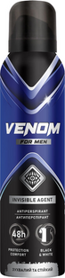 Дезодарант-антиперспірантів Venom For Men Invisible Agent 150 мл фото