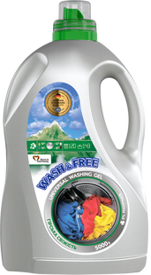 Гель для прання Wash&Free Універсал Гірська свіжість 5л фото