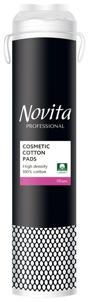 Ватні косметичні диски Novita Professional, 120 шт. фото