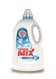Гель для стирки Extra MIX Universal для всех типов тканей (125 циклов), 5 л фото