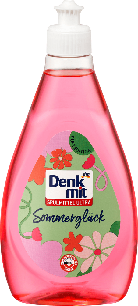 Средство для мытья посуды Denkmit Ultra Summergluck 500 мл фото