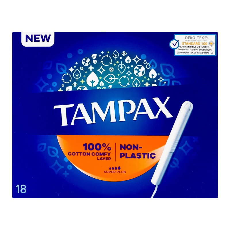 Тампони Tampax Compak Super Plus з аплікатором 18 шт фото