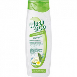 Шампунь Wash&Go с кокосовой водой для всех типов волос 400 мл фото