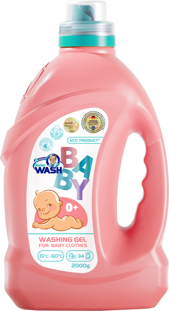 Гель для прання дитячого одягу Doctor Wash Baby 2л фото