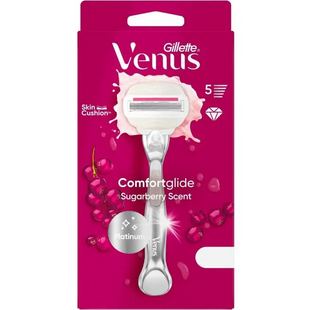 Бритва Gillette Venus Comfortglide Sugarberry, 1 станок + 2 касети фото