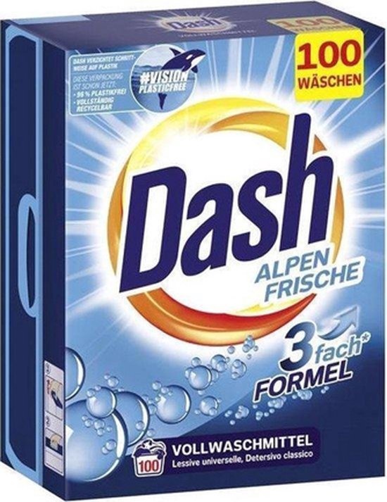 Порошок для стирки Dash Alpen Frische 100 стирок фото