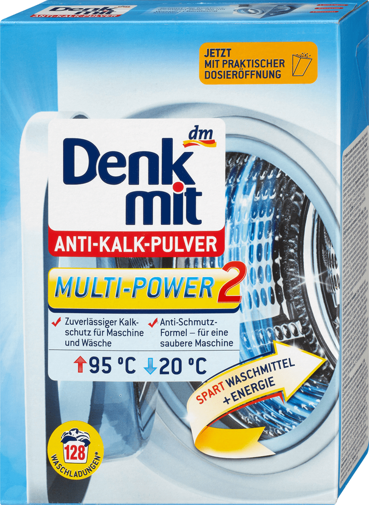 Антивапняний порошок для пральної машини Denkmit Anti-Kalk-Pulver, 1,5 kg фото