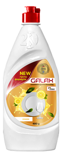 Жидкость для мытья посуды GALAX Лимон 480г фото