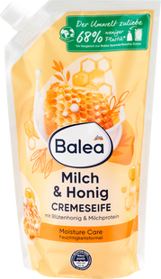 Мило рідке Balea "Молоко & Мед" заправка, 500 мл фото